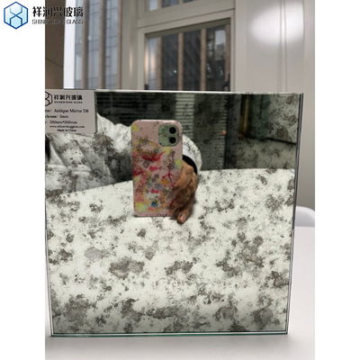 Customized Colorful Decor Silver Finish Modern Backsplashes with Antique Mirror Glass