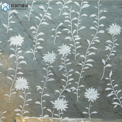 Solid Structure Clear Figured Stained Glass Sheet for Partition 3mm 4mm 5mm Thickness