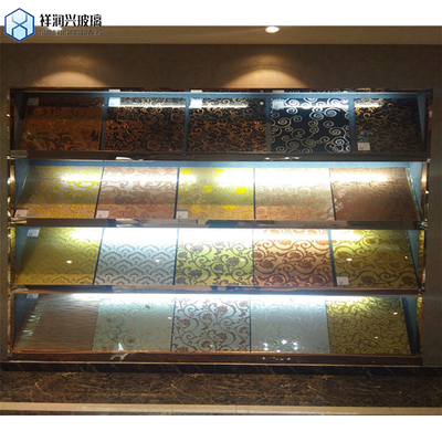 Qingdao 3mm-6mm Blue Flora Glass Clear Moru Patterned Figured Glass with CE ISO9001 Toughened Safety Privacy Pattern Glass Flat Polished Edge Work
