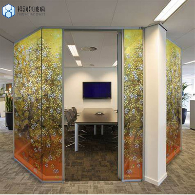 Bronze Muru Pattern Glass Fluted Textured Reed Pattern Glass Decorative Engraved Tempered Glass