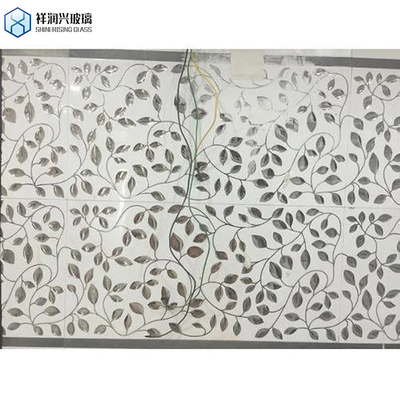 Bronze Muru Pattern Glass Fluted Textured Reed Pattern Glass Decorative Engraved Tempered Glass