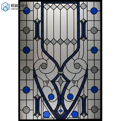 3-4mm Design Temperable Titanium Ice Flower Acid Etched Glass Standard GB15763.2-2005