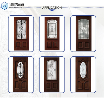 Architecture Flat Tempered City Star Stained Glass for Decorative Painting and Mosaic