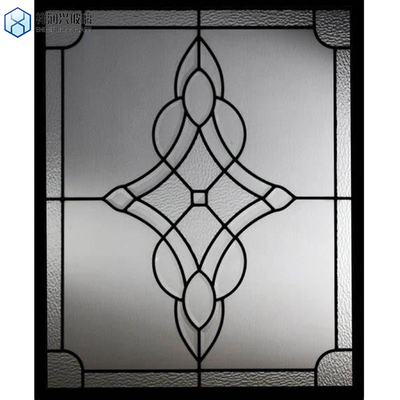 3mm-19mm Thickness Flat Tempered Glass Ice Flower Pattern Door for Building Decoration