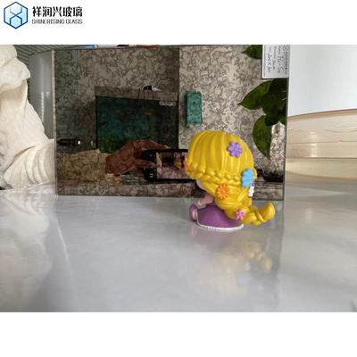 Highly Resistant Protective Paint Antique Mirror for Wall Decoration Customized Thickness