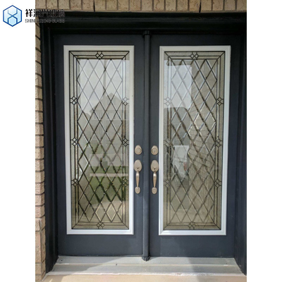 Home Decorative Architectural 3-6mm Multi Patterns Shapes Tinted Tempered Glass Panel