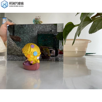 Golden Antique Mirror Glass Tile Mirrors for Wall Decor Amusement and 5 Years of Support
