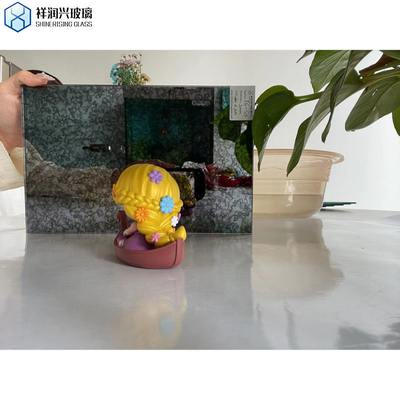 Golden Antique Mirror Glass Tile Mirrors for Wall Decor Amusement and 5 Years of Support