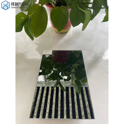 Golden Antique Mirror Glass Tile Mirrors for Wall Decor Amusement and 5 Years of Support