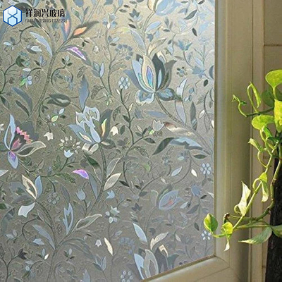 Flatness Conforming Article Fused Art Patterned Fluted Glass Panels for Wall Decoration