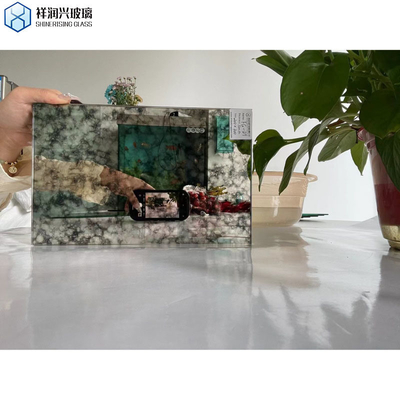 Customized Request Decorative Living Room Wall Design with Antique Mirror Wall Tile