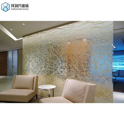 Ultra Clear Transparent Square Hollow Glass Brick Crystal Bathroom Partition Net Red Brick Color Brick Background Wall Made