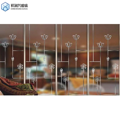 Translucent Ice Crystal Glass Brick Hotel Partition for Bathroom Customization