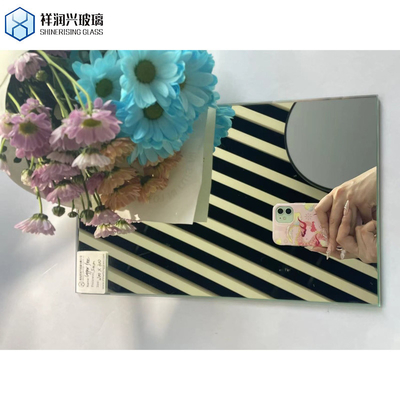 3-6mm Multiple Size Decorative Float Mirror Colour Mirror with Flat Polished Edge Work