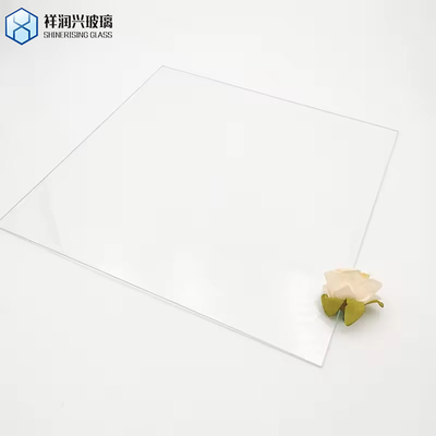 1717*1128 3.2mm Low Iron Patterned Solar Glass with Tempered Ar Coating Customization
