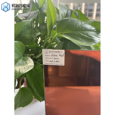 Glass Frame Colored Tinted Silver Mirror and Color Aluminum Wall Mirror Sheet with ISO
