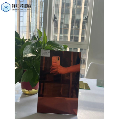 Glass Frame Colored Tinted Silver Mirror and Color Aluminum Wall Mirror Sheet with ISO