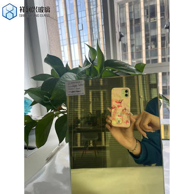 Tinted Colored Tempered Mirror Glass 6-16mm Toughened Glass with Customized Request