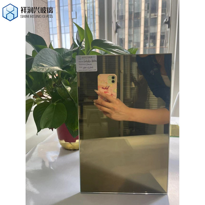 Tinted Colored Tempered Mirror Glass 6-16mm Toughened Glass with Customized Request