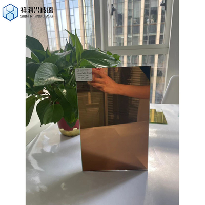 Tinted Colored Tempered Mirror Glass 6-16mm Toughened Glass with Customized Request