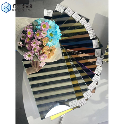 Home Decoration Colorful Decorative Mirror with Flat Polished Edge Work and Float Glass