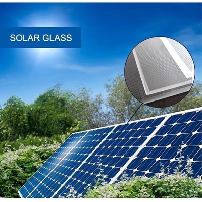 High Transparent Solar Panel Low Iron Tempered Glass for Building Solar Glass Customized