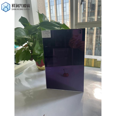 Customized Colorful Glass in Blue and Green for Rectangle Shape Tempered Glass Demand