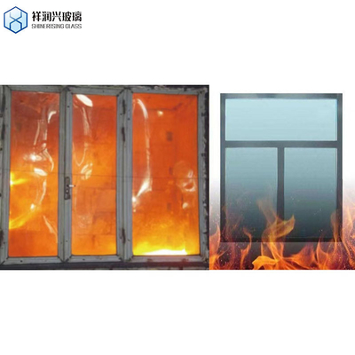 Customized Request Flat Polished Edge Tempered Borosilicate Glass for Fireplace