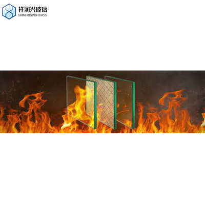 Customized Request Flat Polished Edge Tempered Borosilicate Glass for Fireplace
