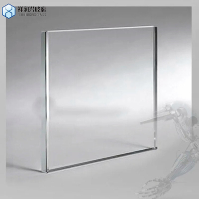 3mm 4mm 5mm Heat Resistant Ceramic Fireplace Glass Robax Glass Round Customized Request
