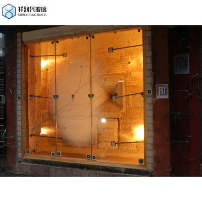 3mm 4mm 5mm Heat Resistant Ceramic Fireplace Glass Robax Glass Round Customized Request