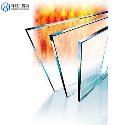 3mm 4mm 5mm Heat Resistant Ceramic Fireplace Glass Robax Glass Round Customized Request