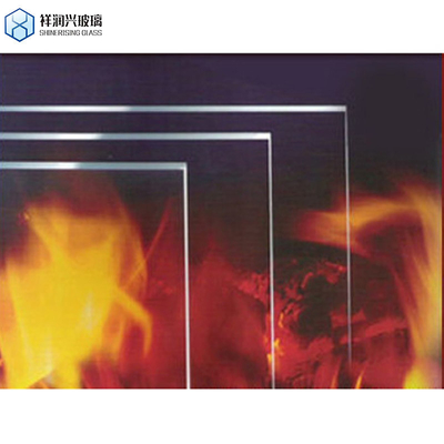 Customizable 4mm 5mm Standing Table Fireplace Ceramic Glass for Heat Resistant Needs