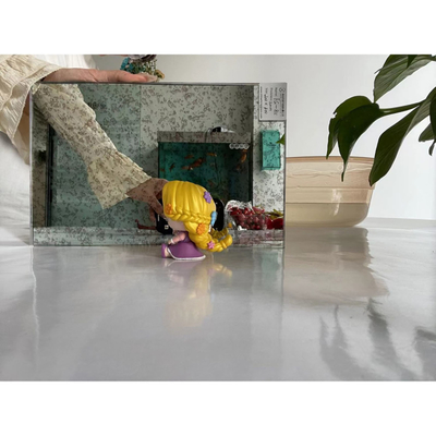 Cutting Processed Decorative Glass Mirror Wall Panel with Modern Style and Tempering
