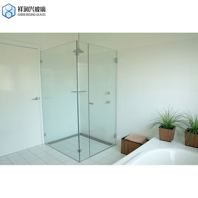 4mm 5mm 6mm 8mm 10mm 12mm 15mm 19mm Tempered Glass for Shower Door Bathroom Pool Fence