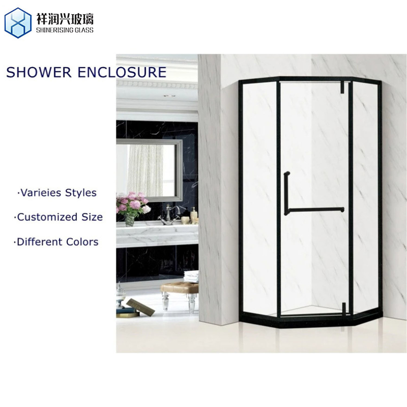 Tempered Glass for Shower Door Partition Bathroom Partition Glass 3mm 4mm 5mm 6mm 8mm 9mm 10mm 12mm