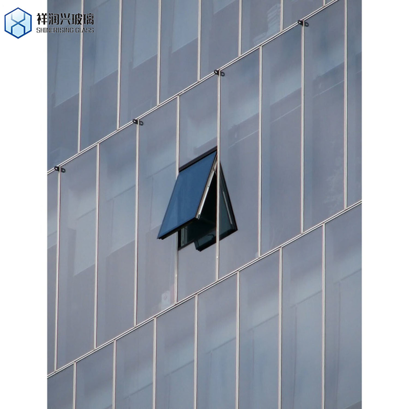 Clear Laminated Frosted Glass for Philippines Market 7mm Thickness Flat Triplex Glass