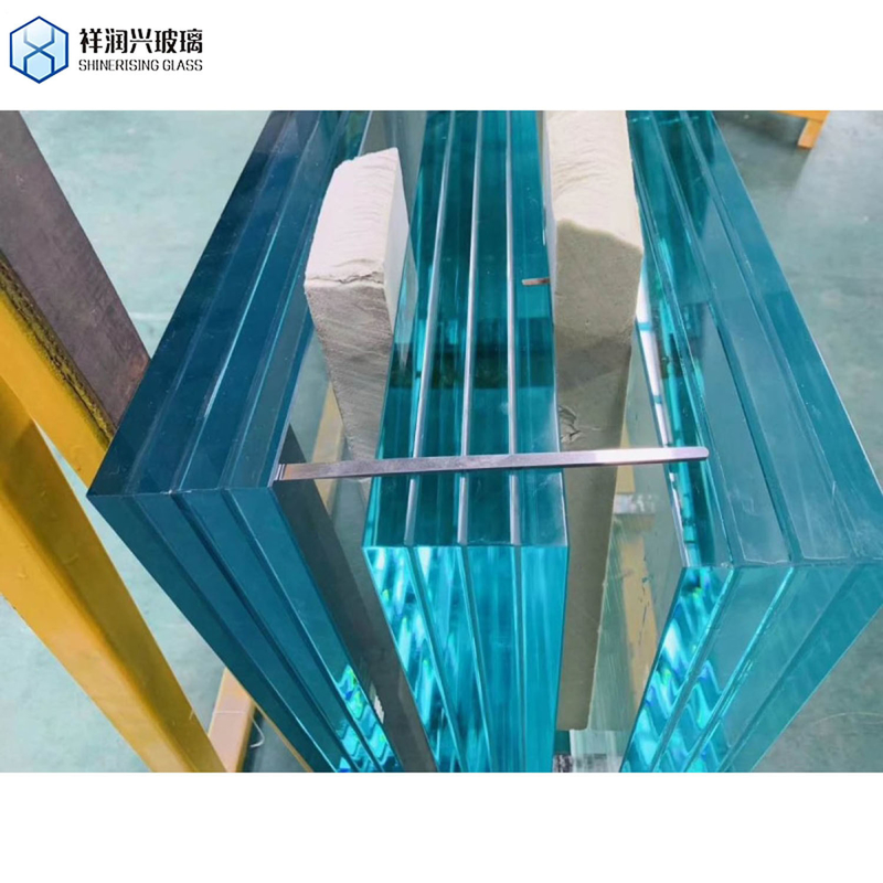 Balustrade Fencing Staircase Partition Unbreakable Triplex 4mm 10mm 1.52PVB 10mm Tempered Laminated Glass