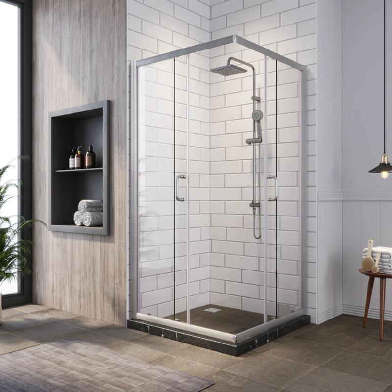 Design Half Round Sliding Shower Door for Professional and Modern Shower Enclosure