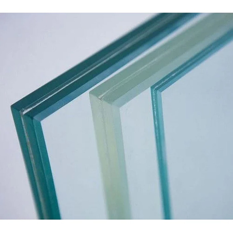 Large Building Wall Laminated Glass with Flat Polished Edge and Common Layer Type