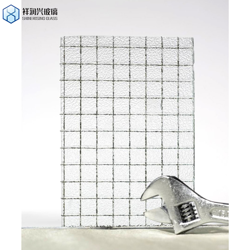 Customization Wired Narrow Qingdao Shinerising Moru Karatachi Pattern Decorative Glass