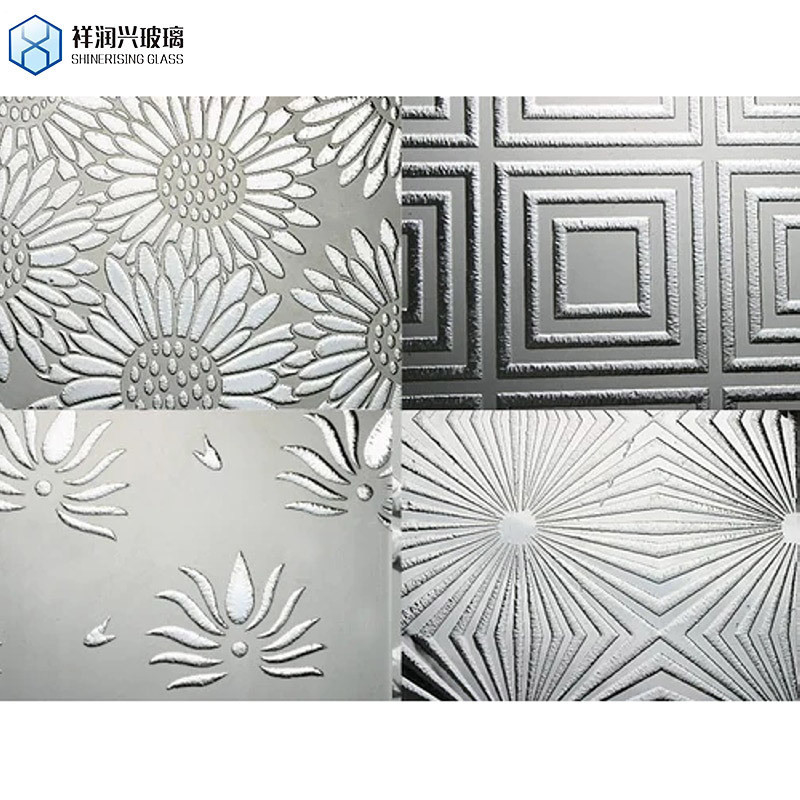 Furniture 2023 Design Rose Crystal Night Pearl Patterned Glass 3mm 4mm 5mm with 5