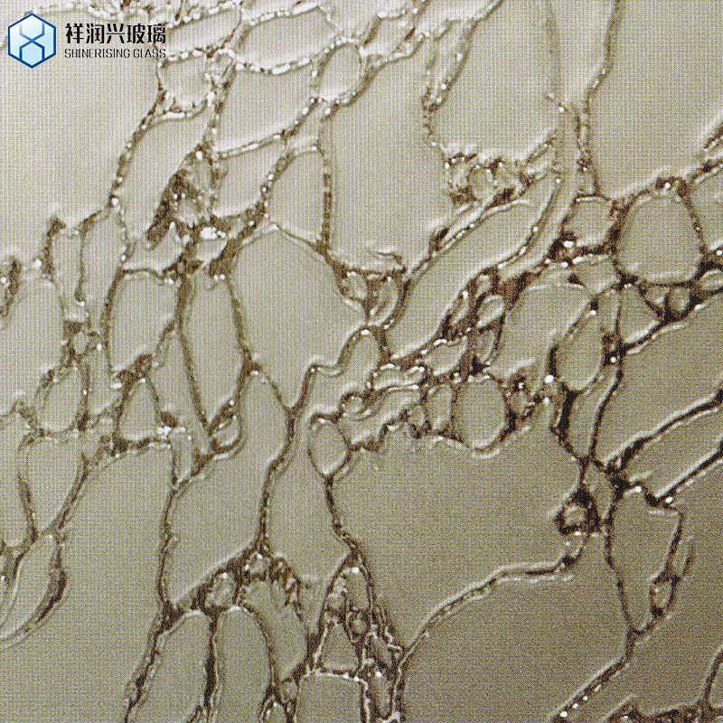 Solid 4mm Clear Tinted Color Figured Decorative Patterned Glass for CE Certification