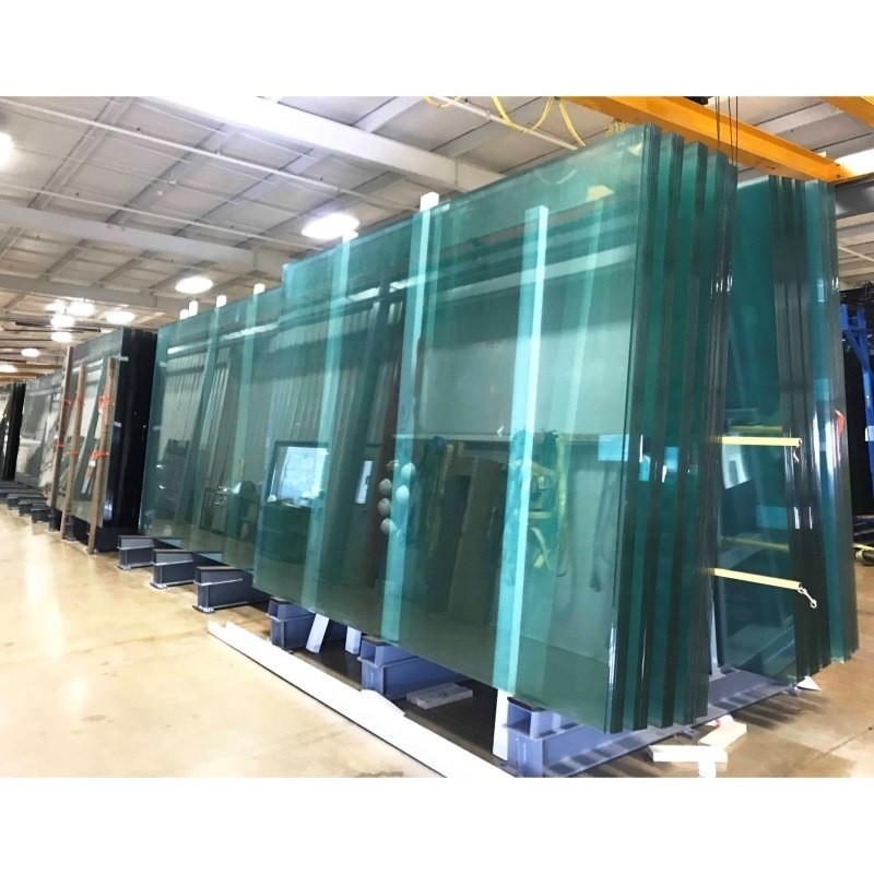 Laminated Fluted Pattern Tempered Glass for Architecture Interior Design 10mm 12mm 15mm
