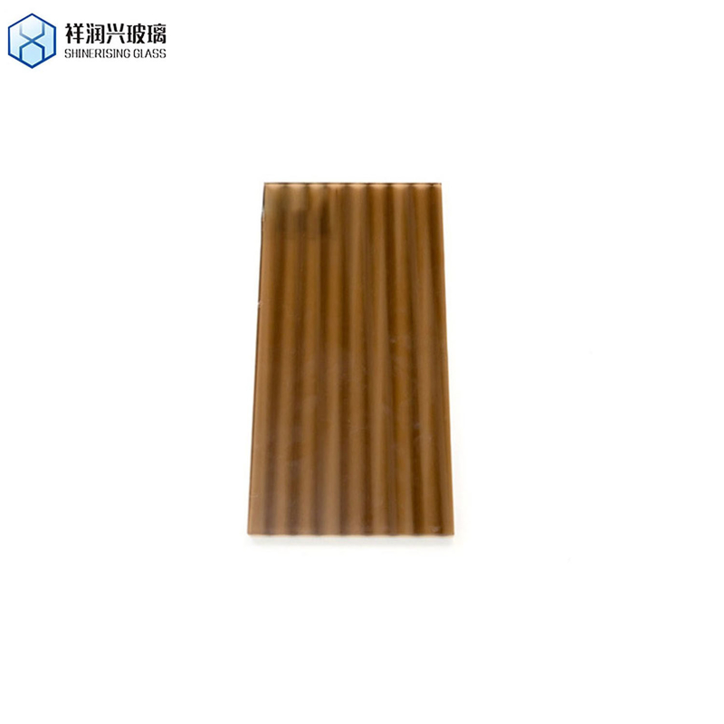 Solid Rain/Diamond/Water 3mm 5mm 1830*2440 Brown Patterned Glass for Customization