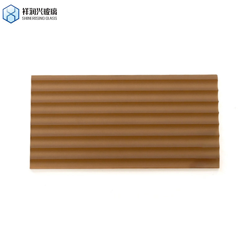 3mm-8mm Embossed Figure Glass Fluted Glass Sheet for Furniture and Interior Wall Door