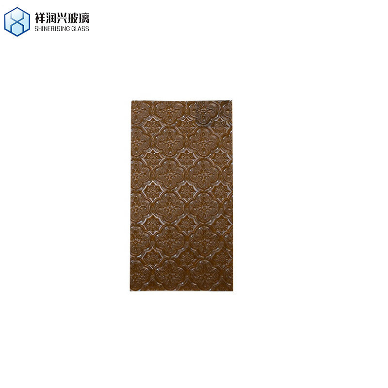 6mm 8mm 10mm Clear Rain/Diamond/Water Patterned Glass for Architecture Customized Made