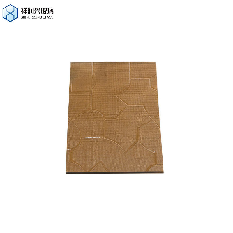 Float Glass Rain Dots Pattern 4mm 6mm 8mm 12mm Customized Design Tempered Figure Glass
