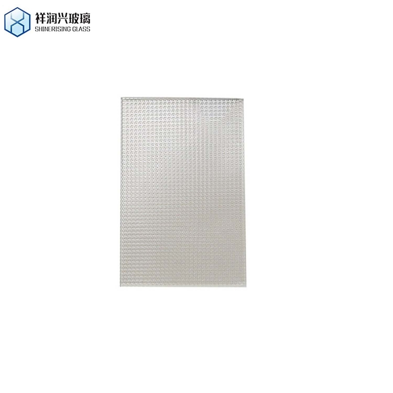 Customized Karatachi Qingdao Mistlite Flora Fluted Pattern Glass Flat Polished Edge Work