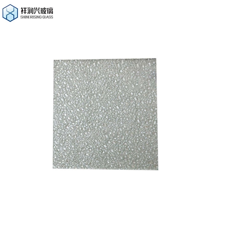 Flat Polished Custom Ultra-Clear Tempered Art Patterned Glass for Water Ripple Partition